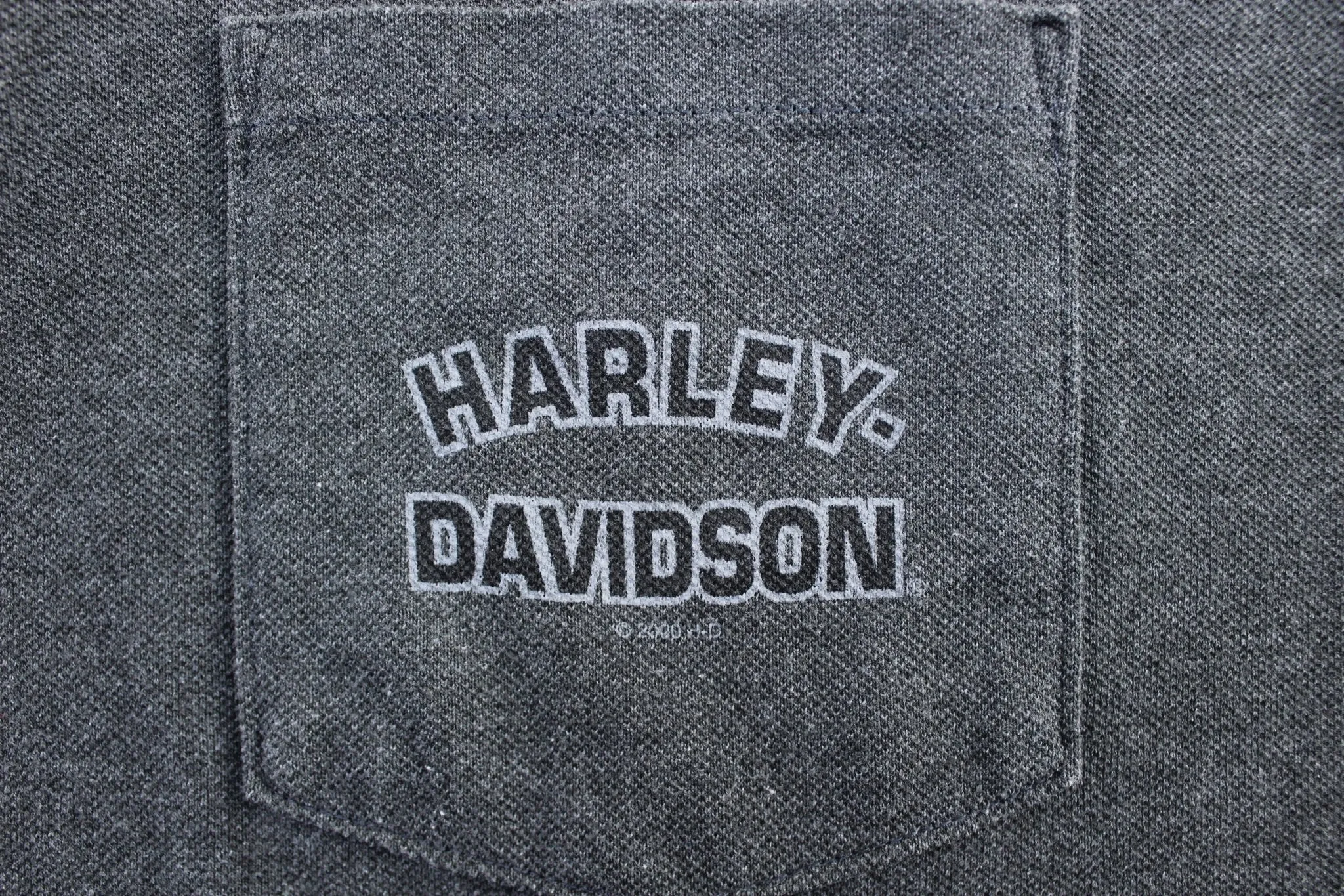 2000 Harley Davidson Motorcycles Houston, Texas Henley T-Shirt