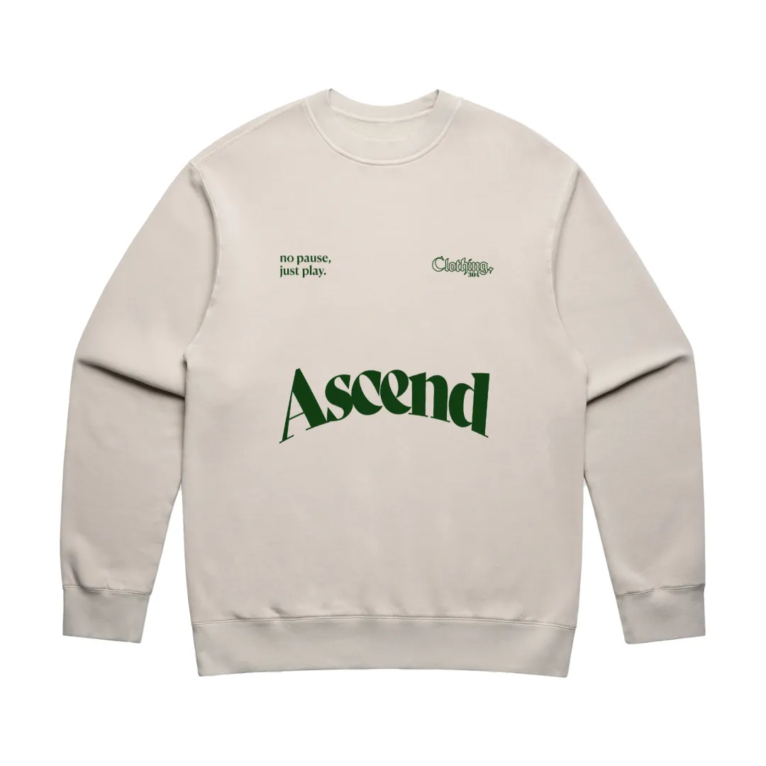 304 Mens Ascend Faded Sweatshirt Green