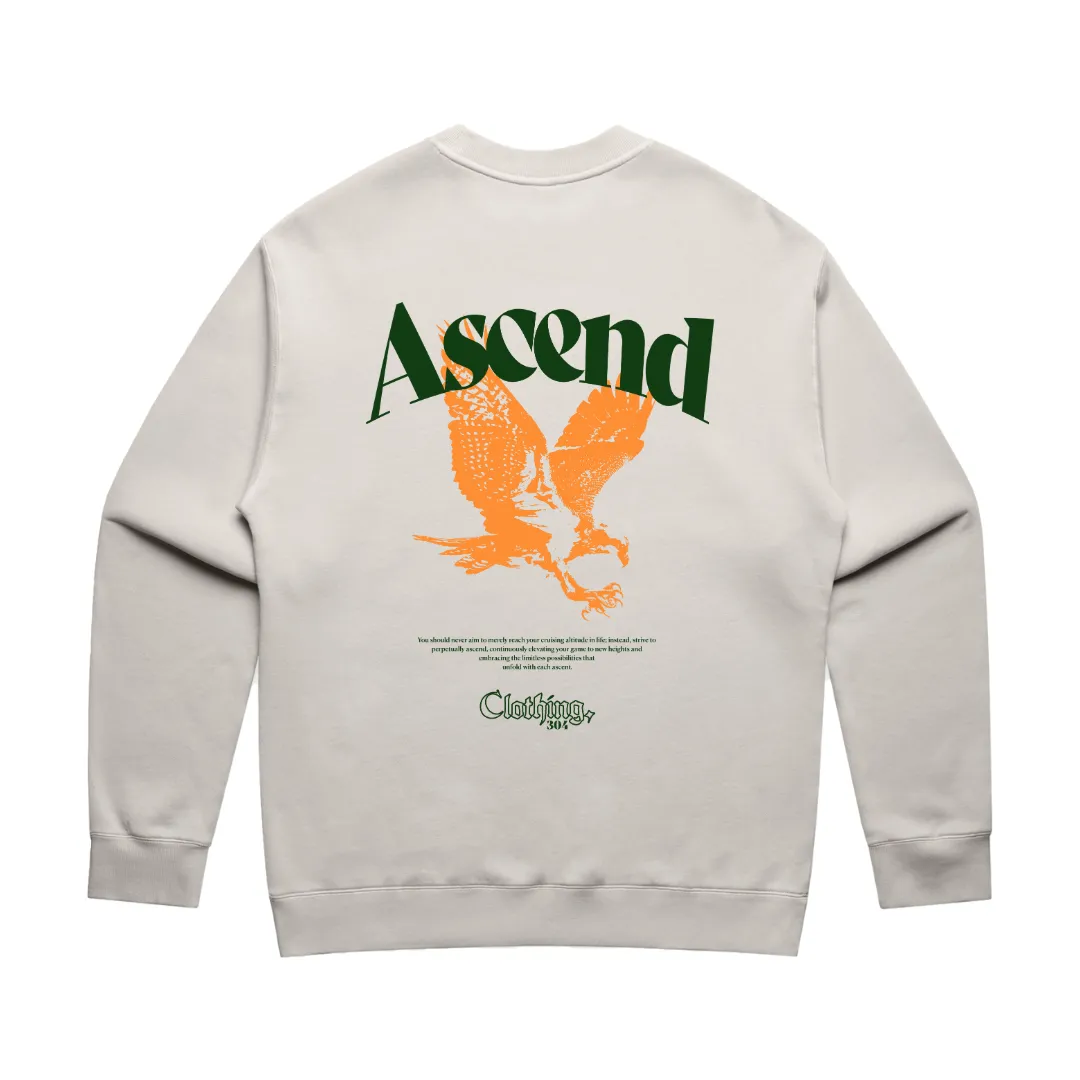 304 Mens Ascend Faded Sweatshirt Green