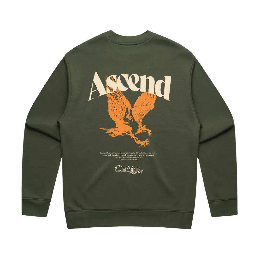 304 Mens Ascend Sweatshirt Cream