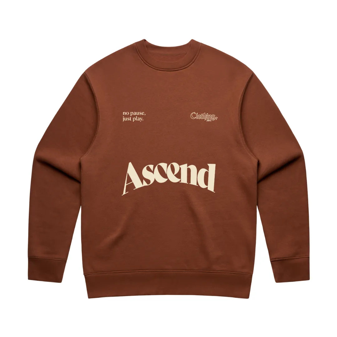 304 Mens Ascend Sweatshirt Cream