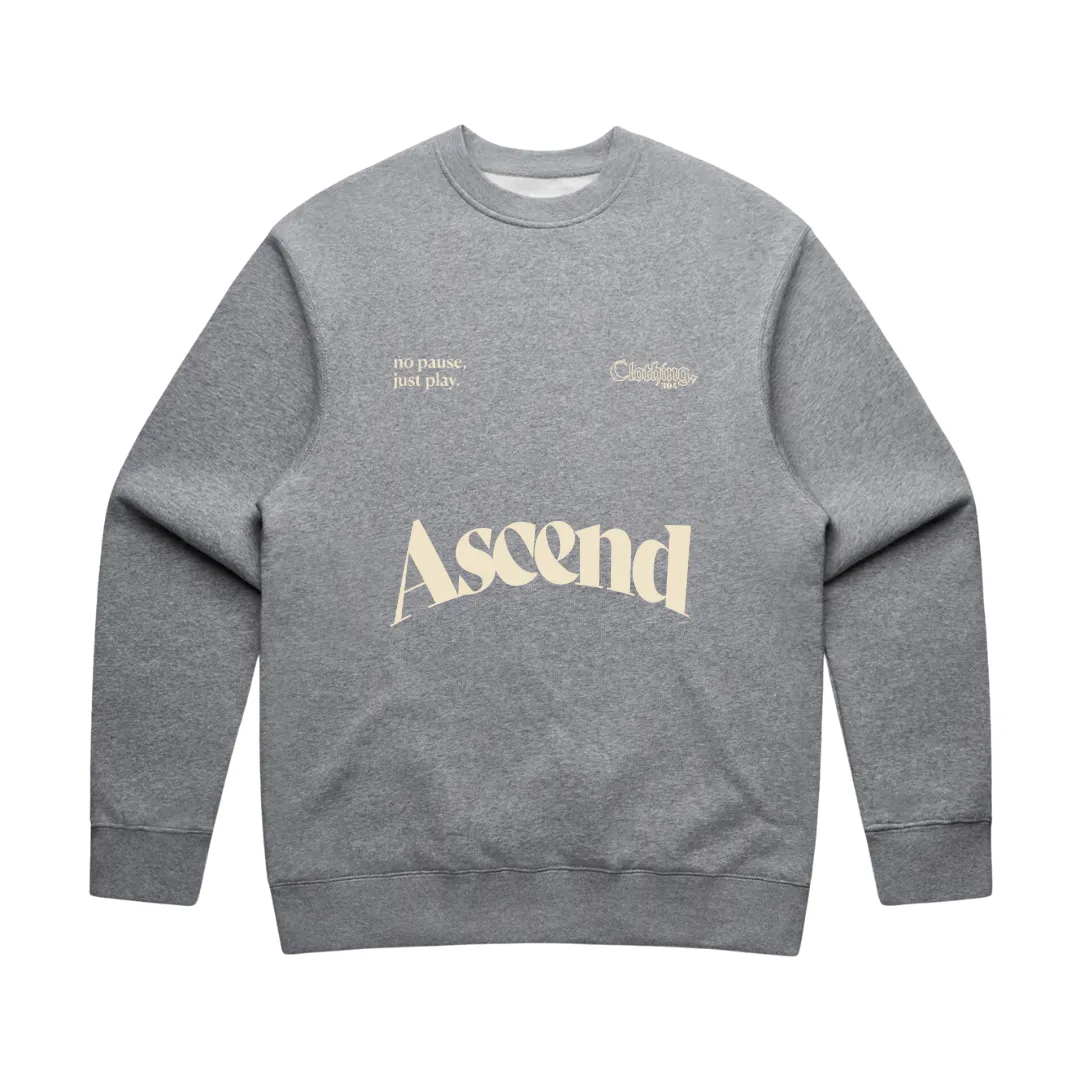 304 Mens Ascend Sweatshirt Cream