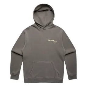 304 Mens Caffeine Crew Hoodie Faded Grey