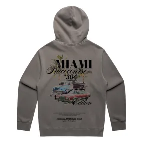 304 Womens Miami Hoodie Faded Grey