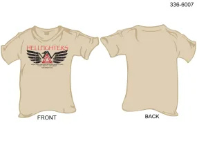 336-6007 T-Shirt, Short Sleeve, Hellfighters Eagle (Sand)