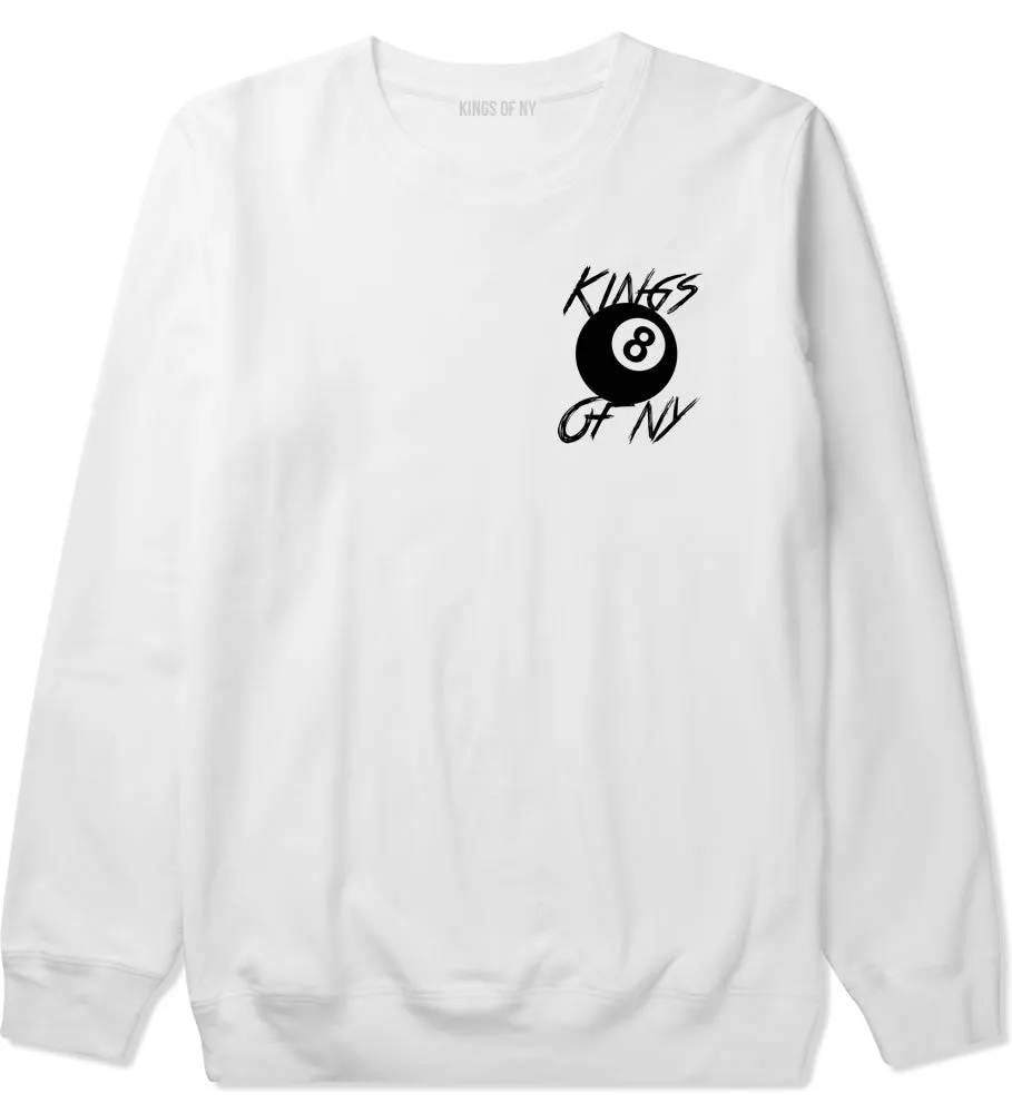 8 Ball Chest Logo Eight Crewneck Sweatshirt