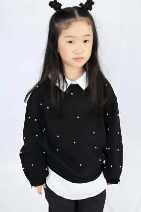 Adaptive Kids Dolman Sleeve Sweatshirt with Back Zipper Foe Easy Dressing