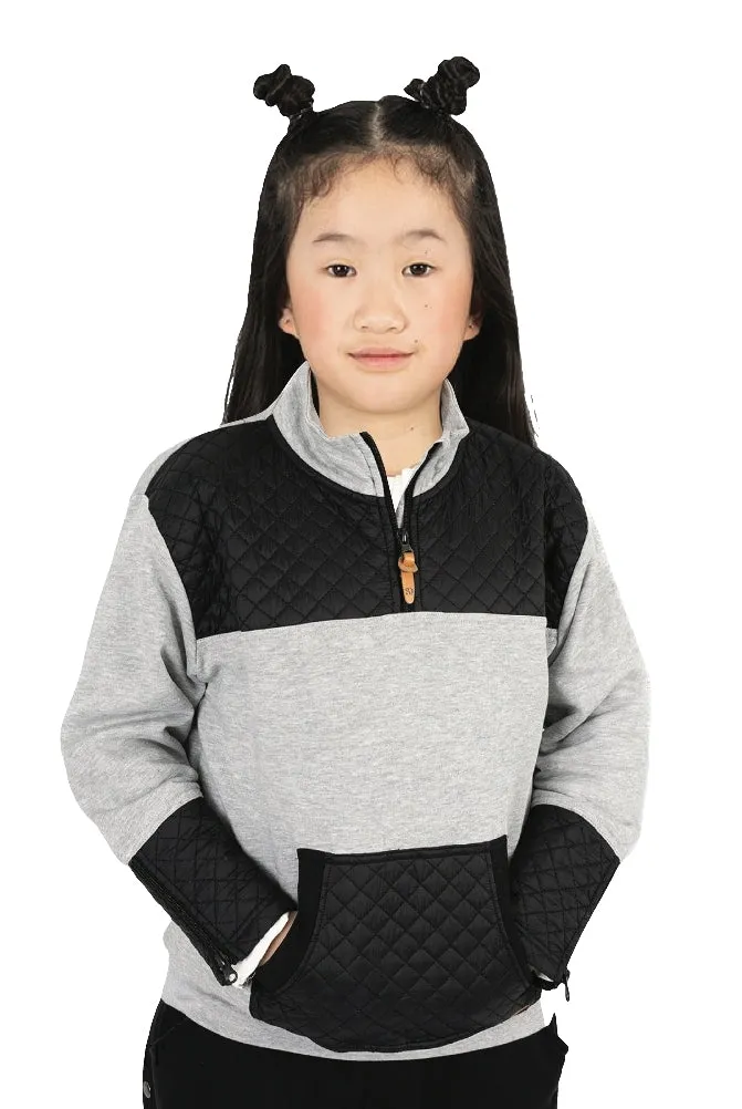 Adaptive Kids Jacket: Front Zipper, Back Flip-Flap Velcro, Easy-Undressing Sleeves