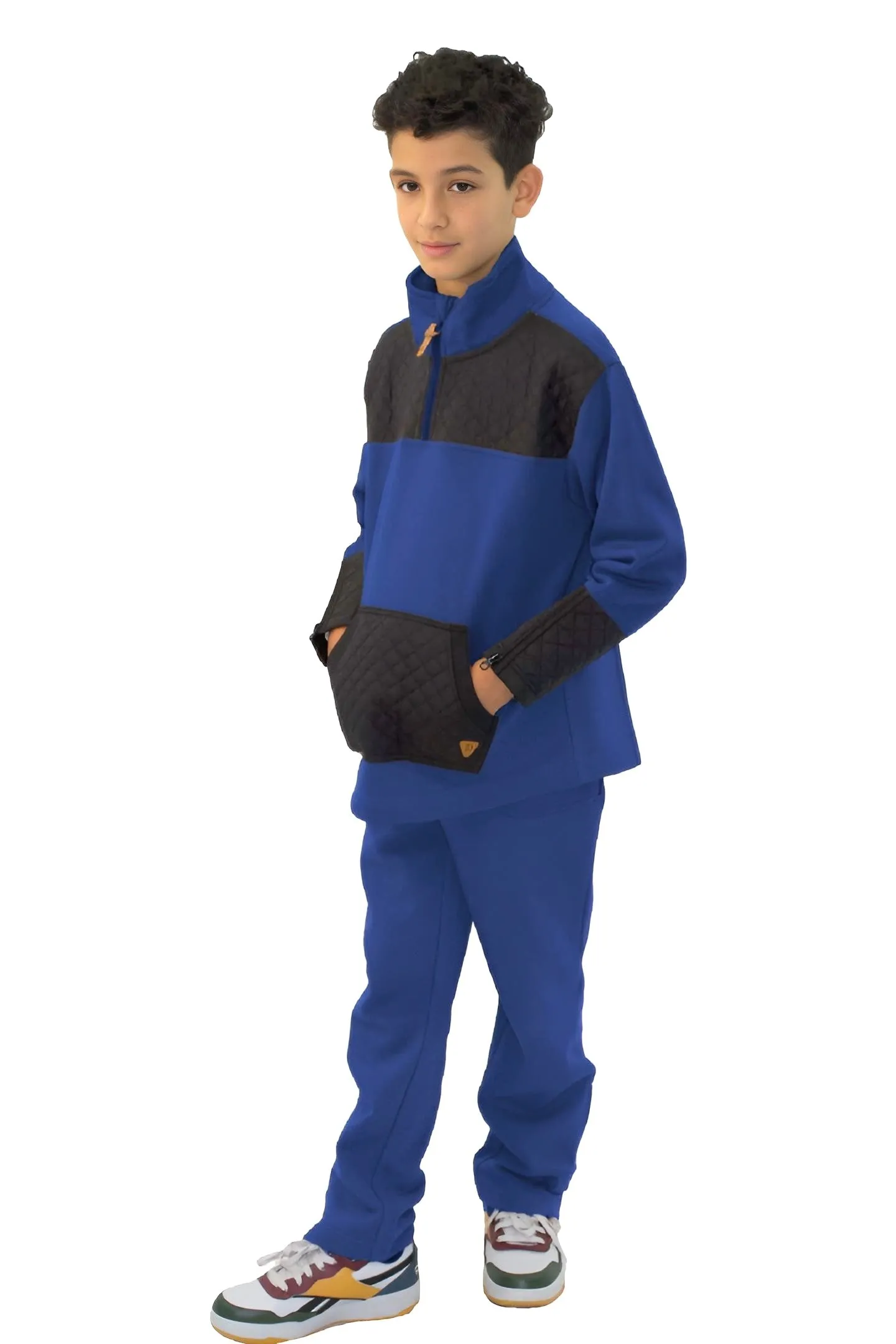 Adaptive Kids Jacket: Front Zipper, Back Flip-Flap Velcro, Easy-Undressing Sleeves