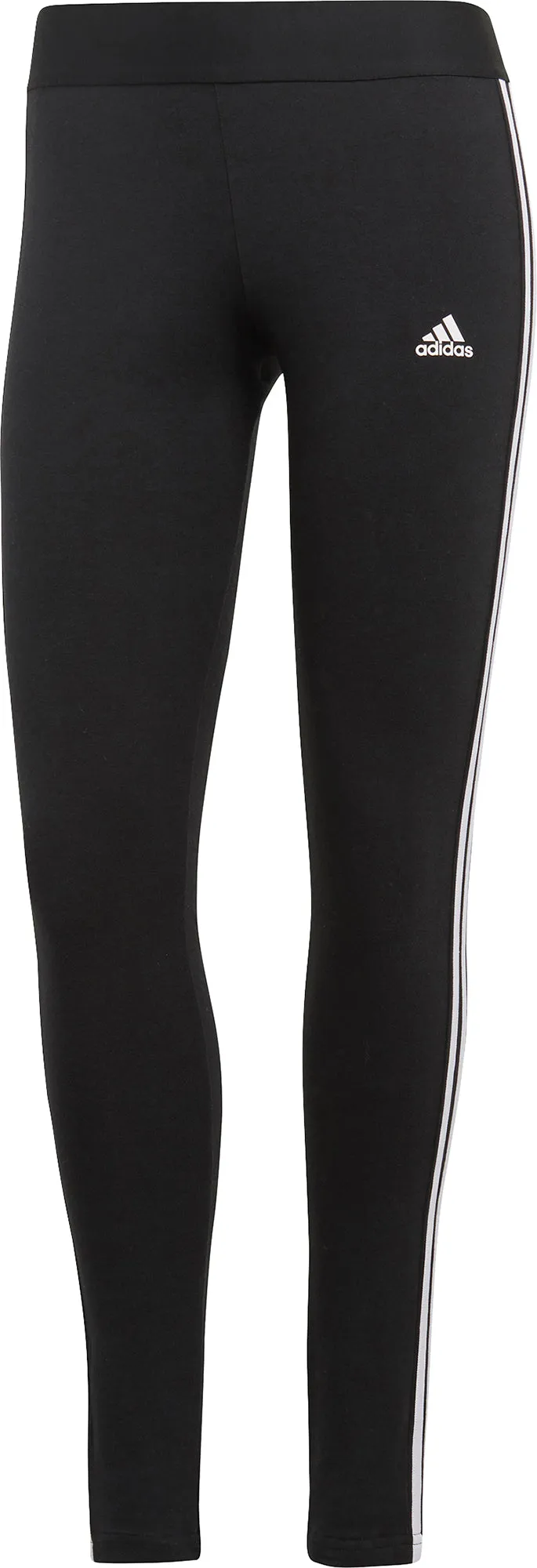 adidas 3 Stripes Womens Long Training Tights - Black