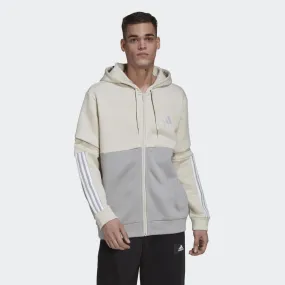 adidas Essentials Colorblock Fleece Full-Zip Men's Hoodie