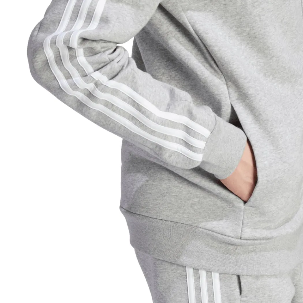 adidas Essentials Fleece 3 Stripes Full Zip Men's Hoodie