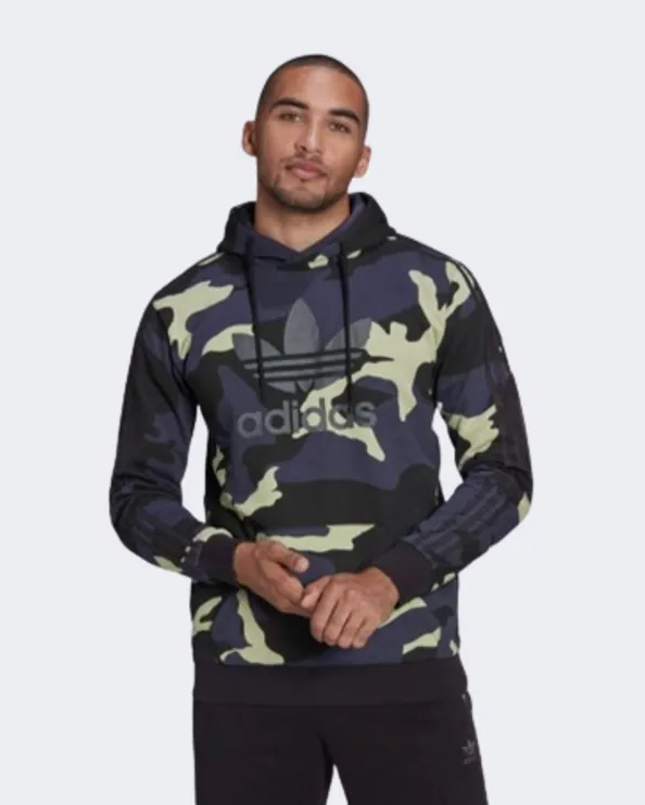 Adidas Graphics Camo Men Original Hoody Navy