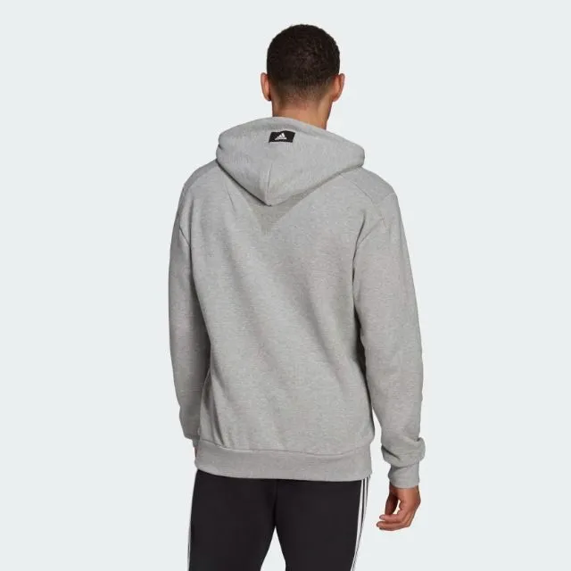 Adidas Sportswear Future Icons Logo Graphic Men Lifestyle Sweatshirt Medium Grey Heather