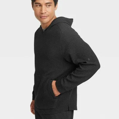 All In Motion Men's Pullover Hooded Fleece Hoodie Kangaroo Pocket