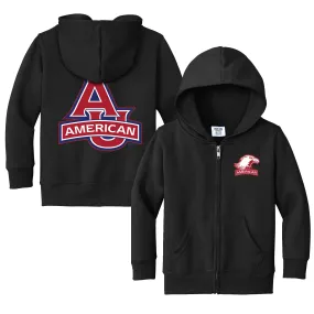 American University Eagles Logo Toddler Full-Zip Sweatshirt