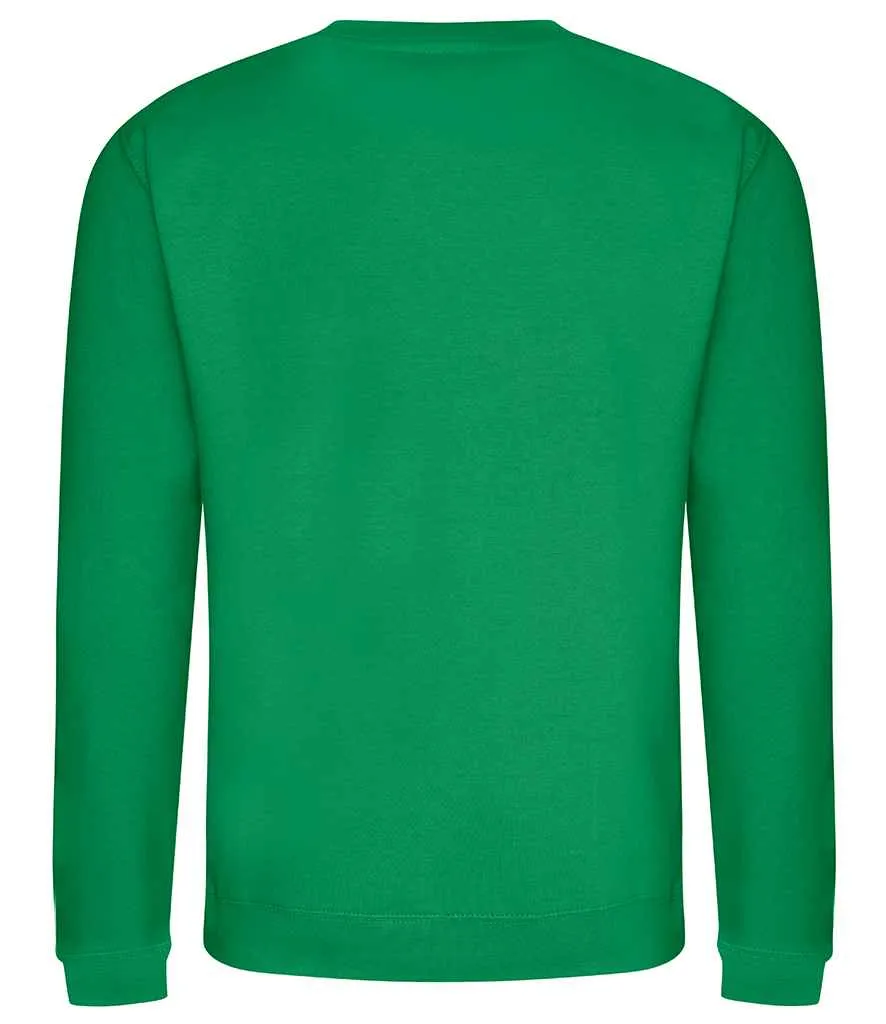 AWDis Sweatshirt - Yellow, Green