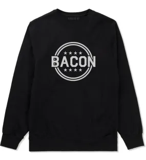 Bacon Stars Mens Crewneck Sweatshirt