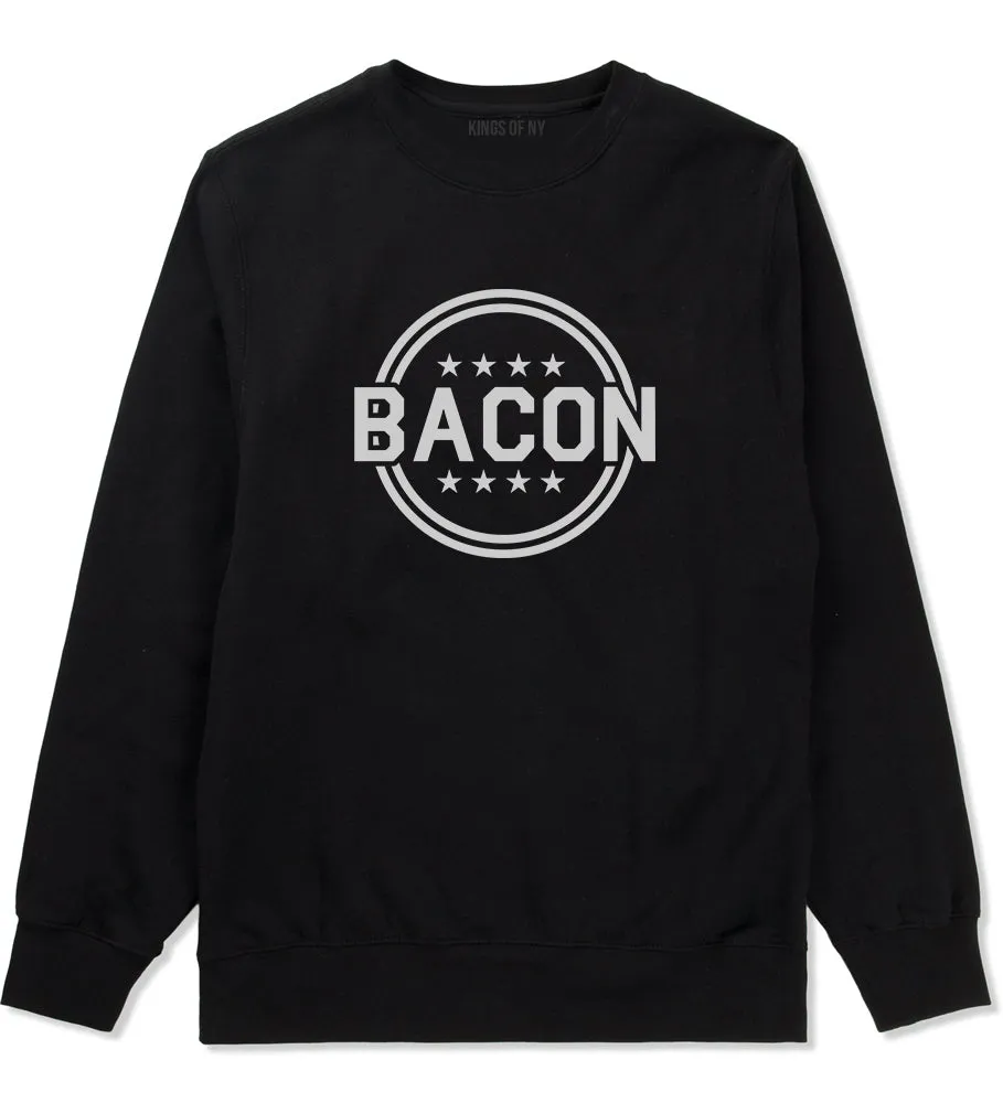 Bacon Stars Mens Crewneck Sweatshirt