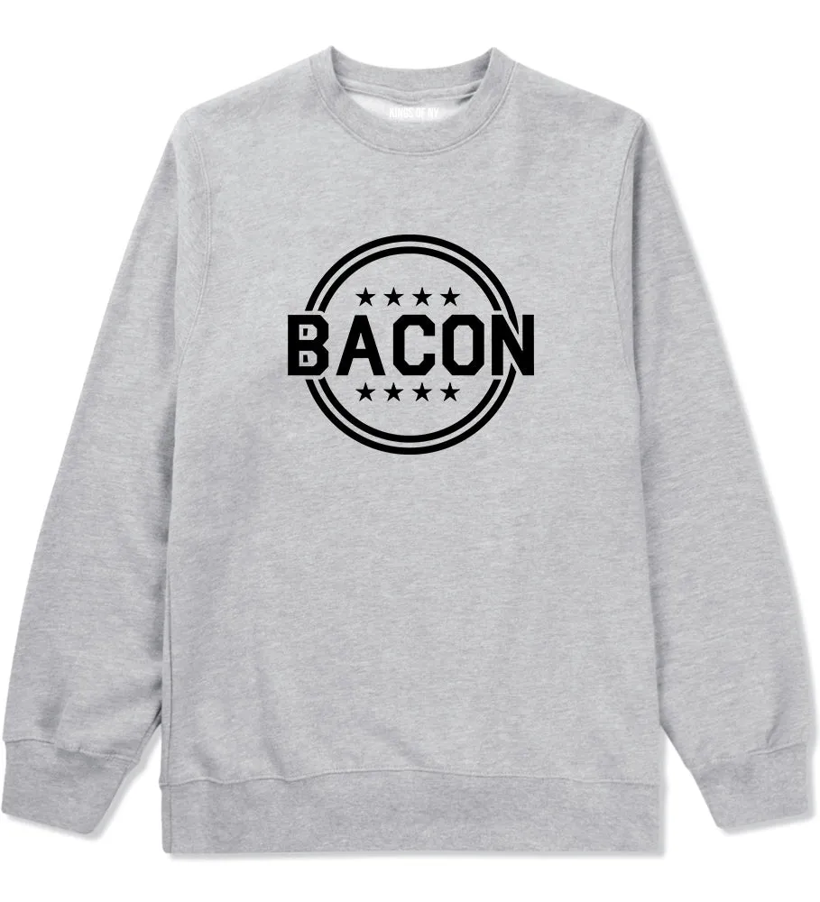 Bacon Stars Mens Crewneck Sweatshirt