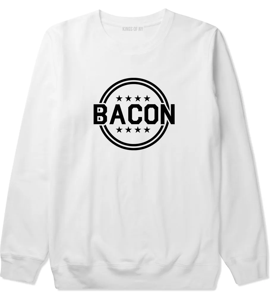 Bacon Stars Mens Crewneck Sweatshirt