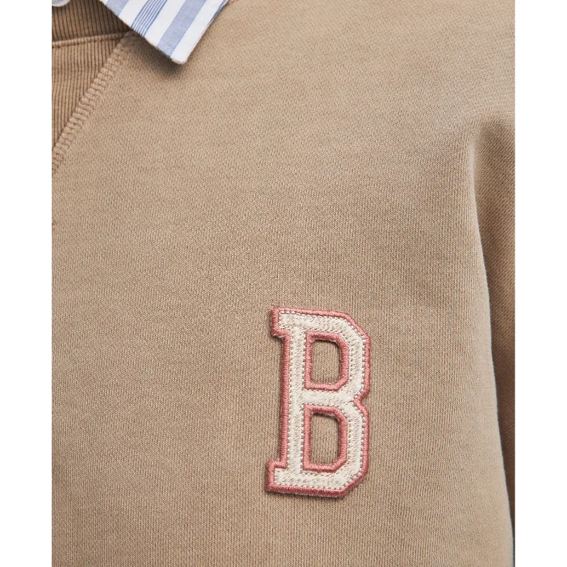 Barbour Elisha Ladies Sweatshirt - White Pepper