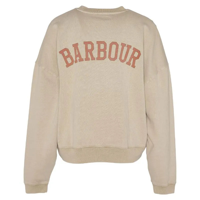 Barbour Elisha Ladies Sweatshirt - White Pepper