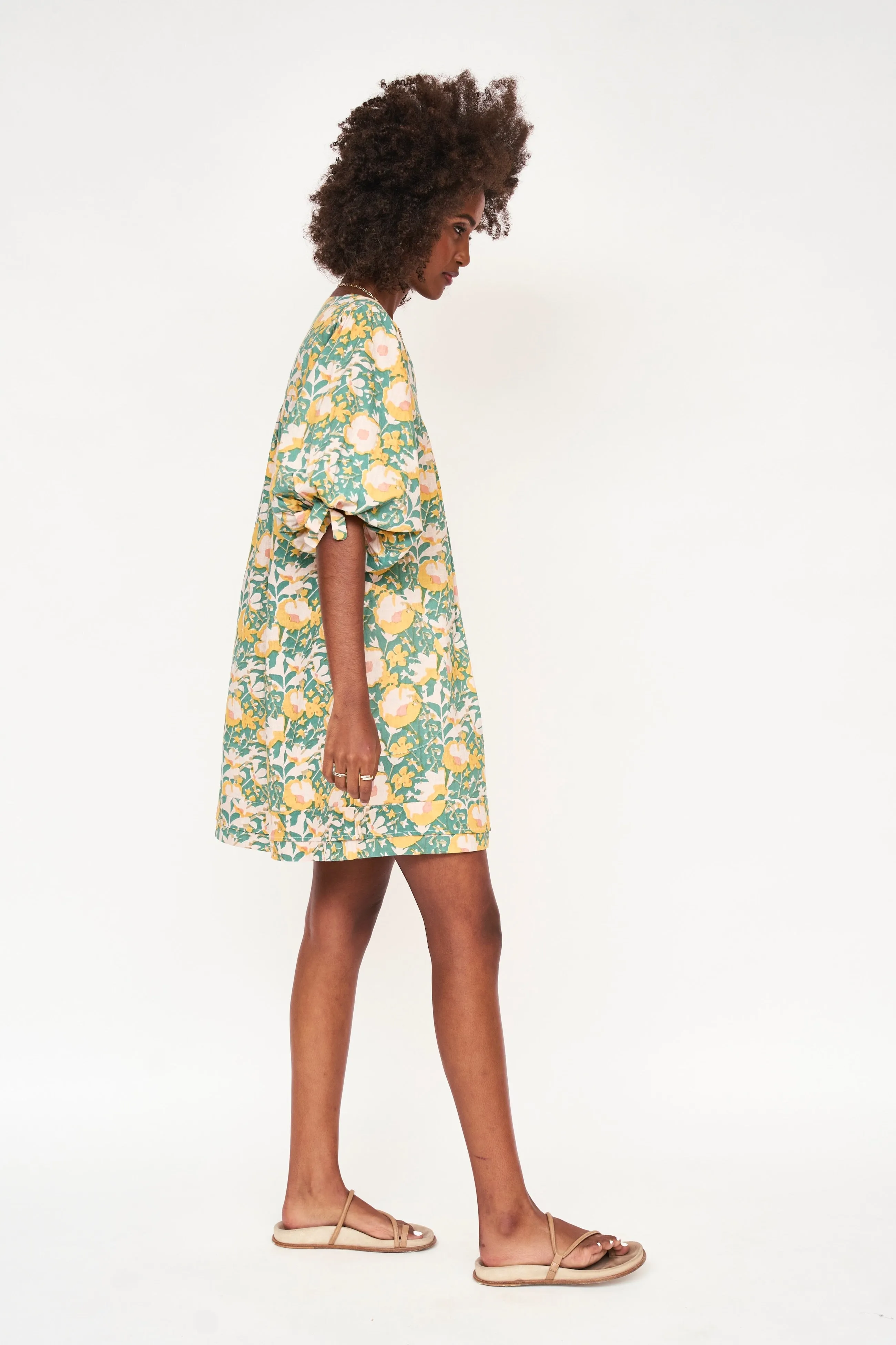 Belem Dress in Camelia Bloom