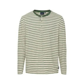 Bernard T-shirt - Ecru/Duck Green