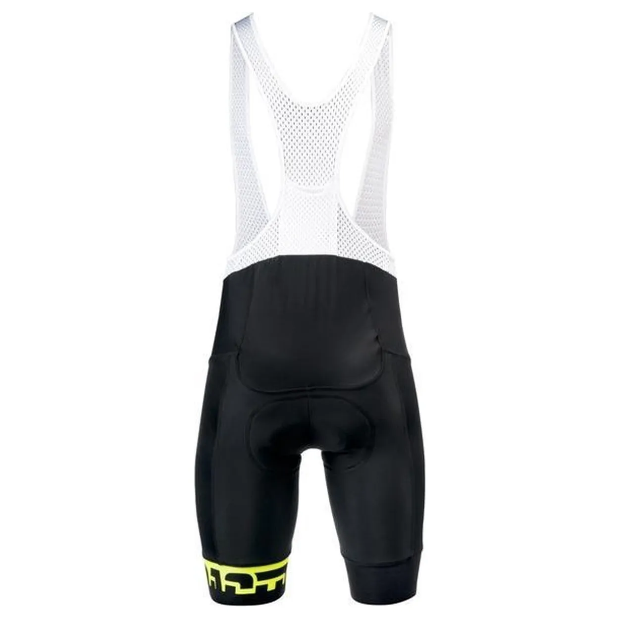 Bioracer Team 2.0 Women's Bibshort - Black/Fluo Yellow