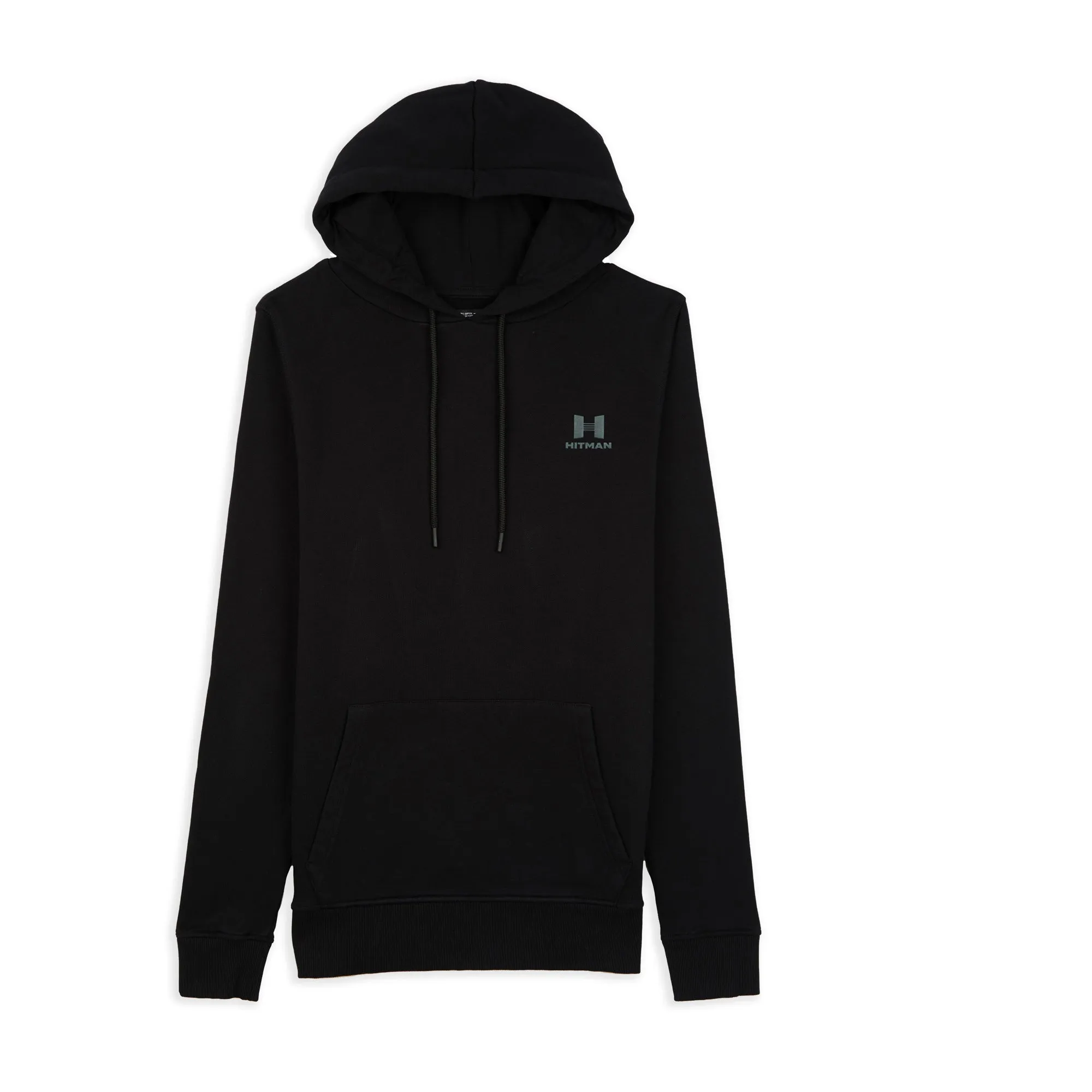 BLACK PULLOVER HOODIE CLASSIC LOGO