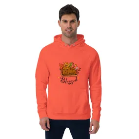 Blessed Graphic Men Eco Raglan Hoodie