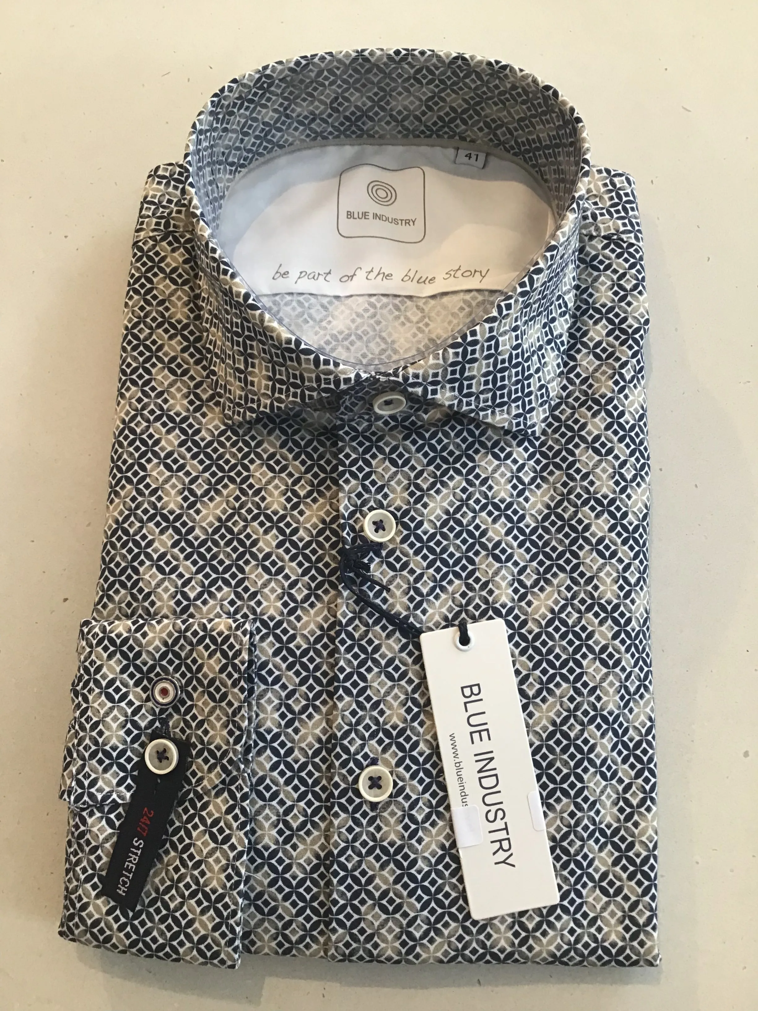 BLUE INDUSTRY Circles Diamond Shirt