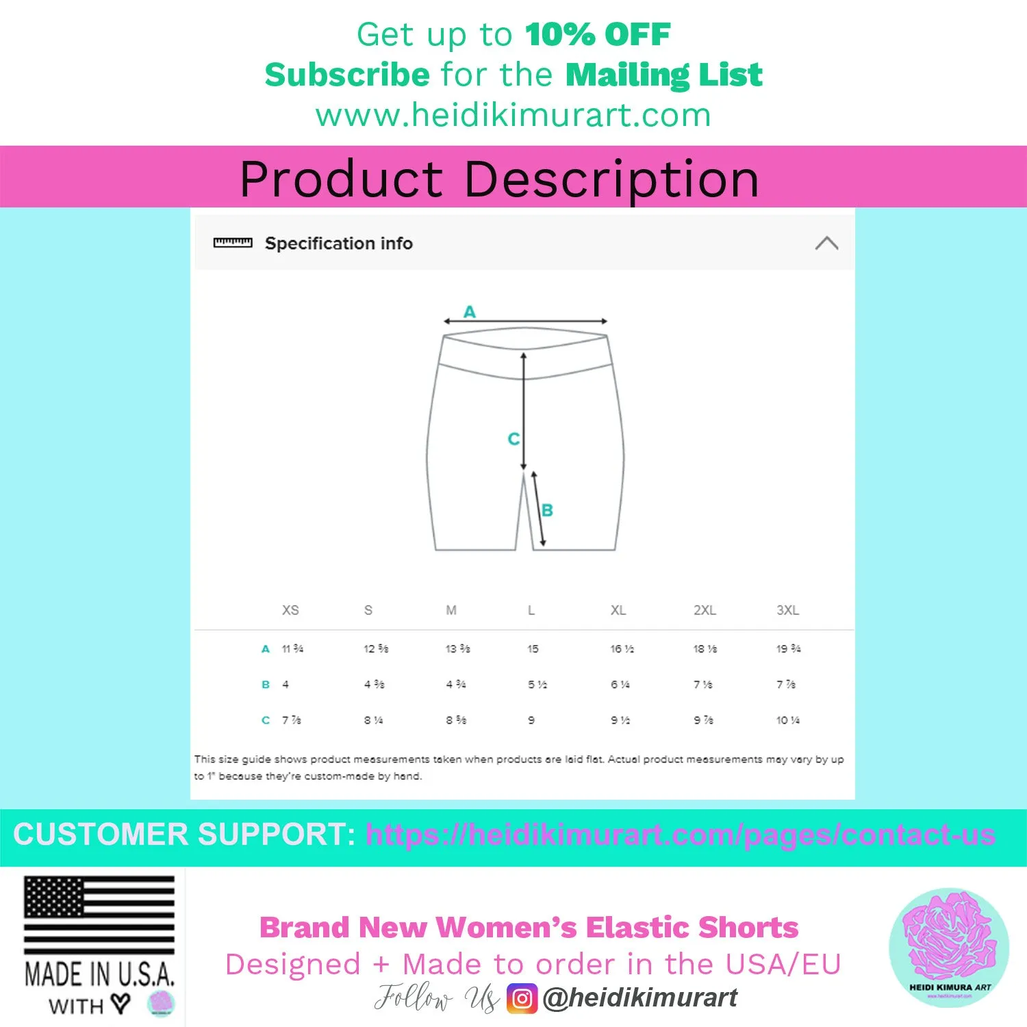 Blue Women's Shorts, Solid Color Modern Basic Ladies Best Short Tights-Made in USA/EU/MX