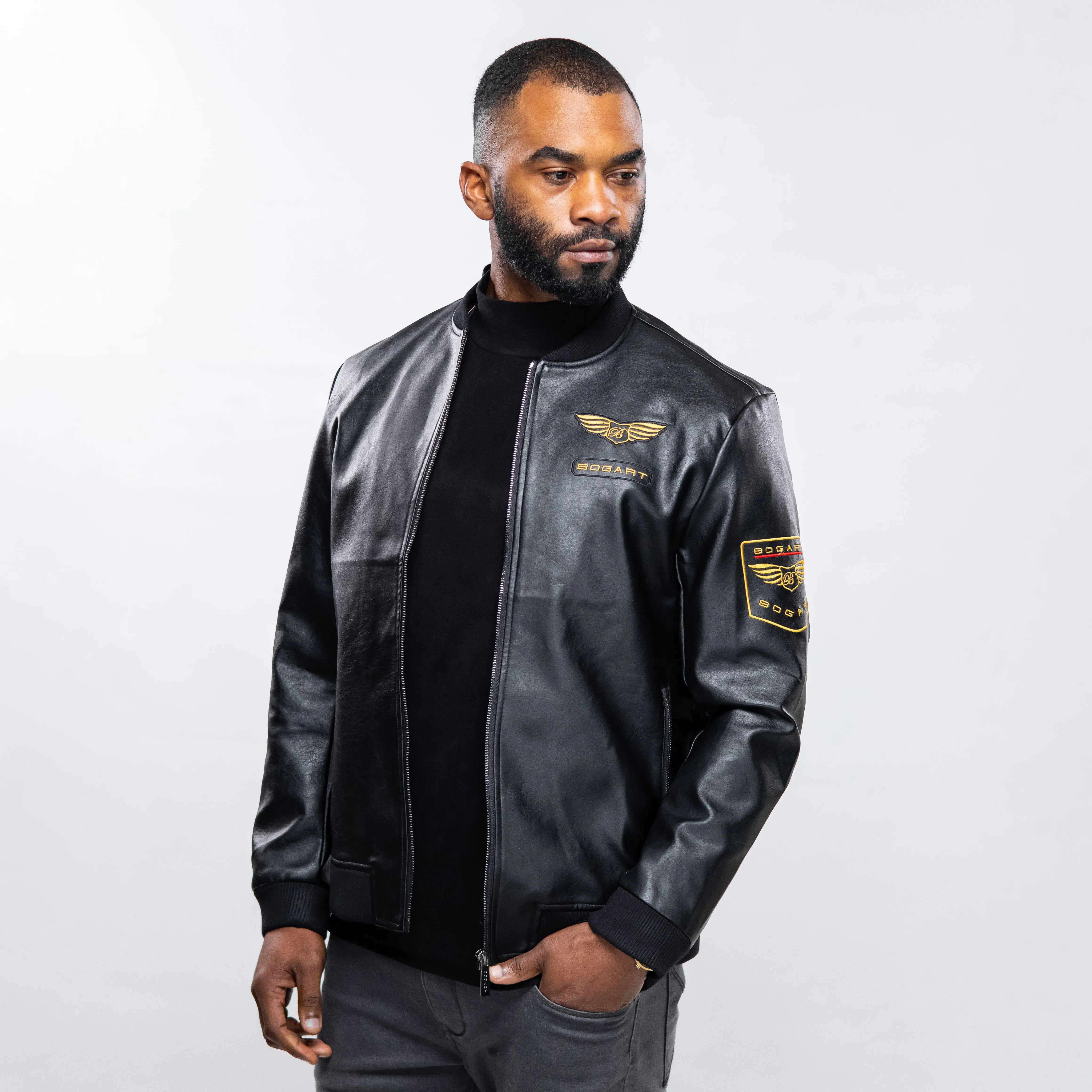 Bogart Man Gold Collection Bomber Jacket