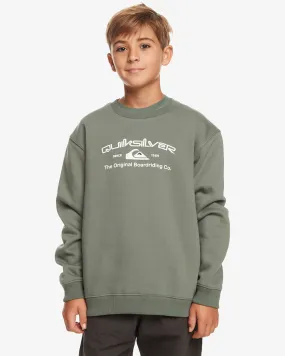 Boys Graphic Sweatshirt in Laurel Wreath