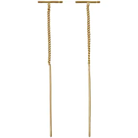 BRIELLE recycled earrings gold-plated