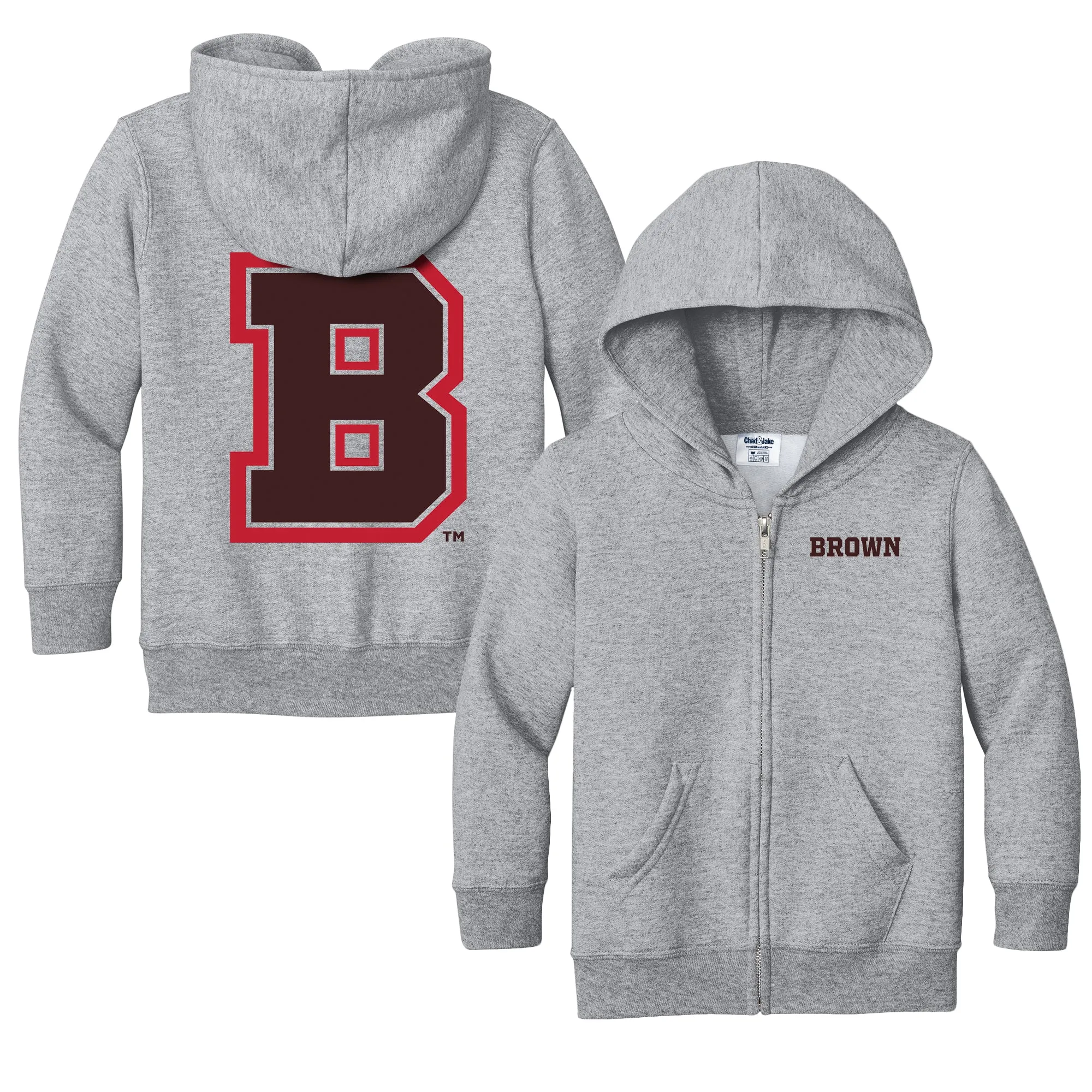 Brown Bears Logo Toddler Full-Zip Sweatshirt