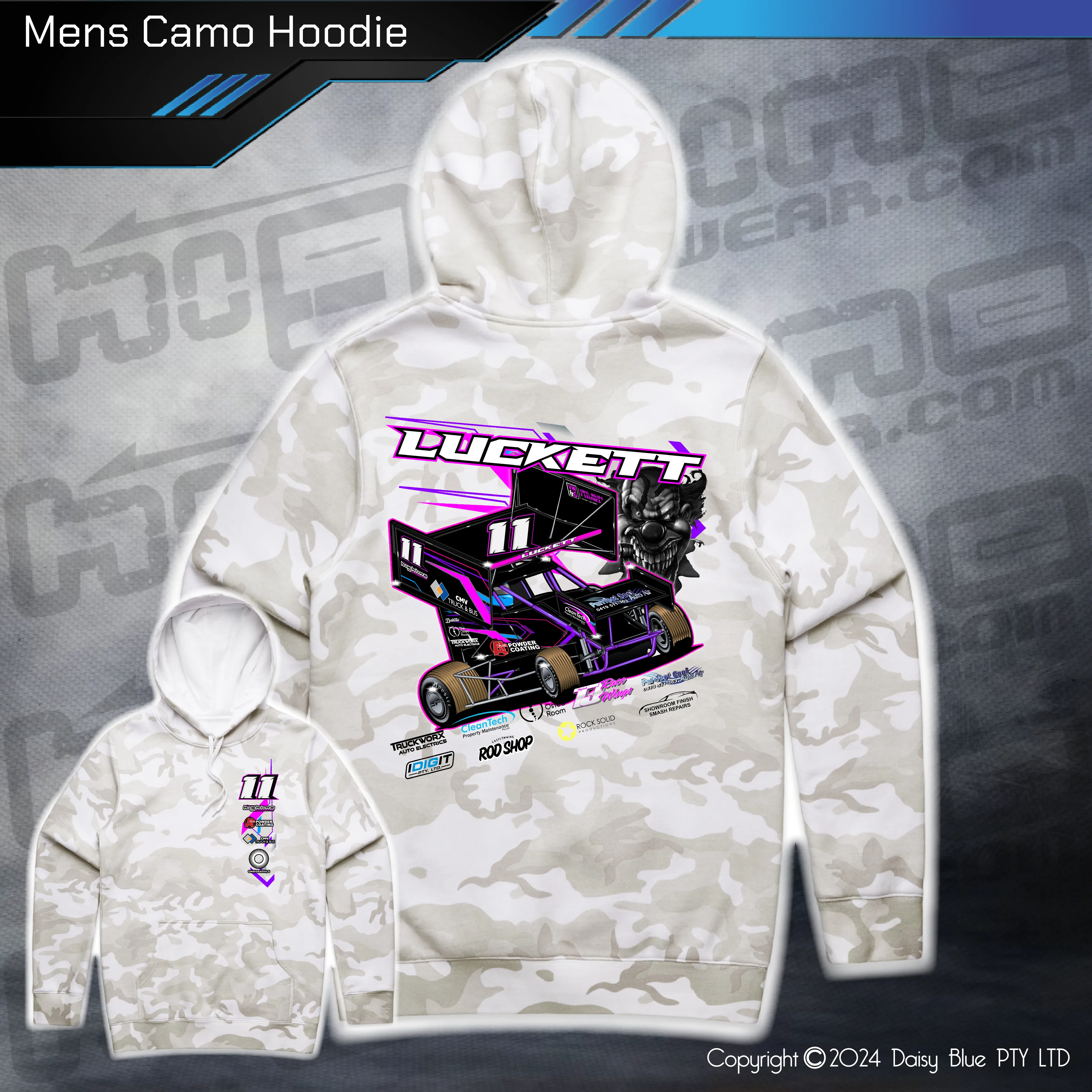 Camo Hoodie - Dakota Luckett