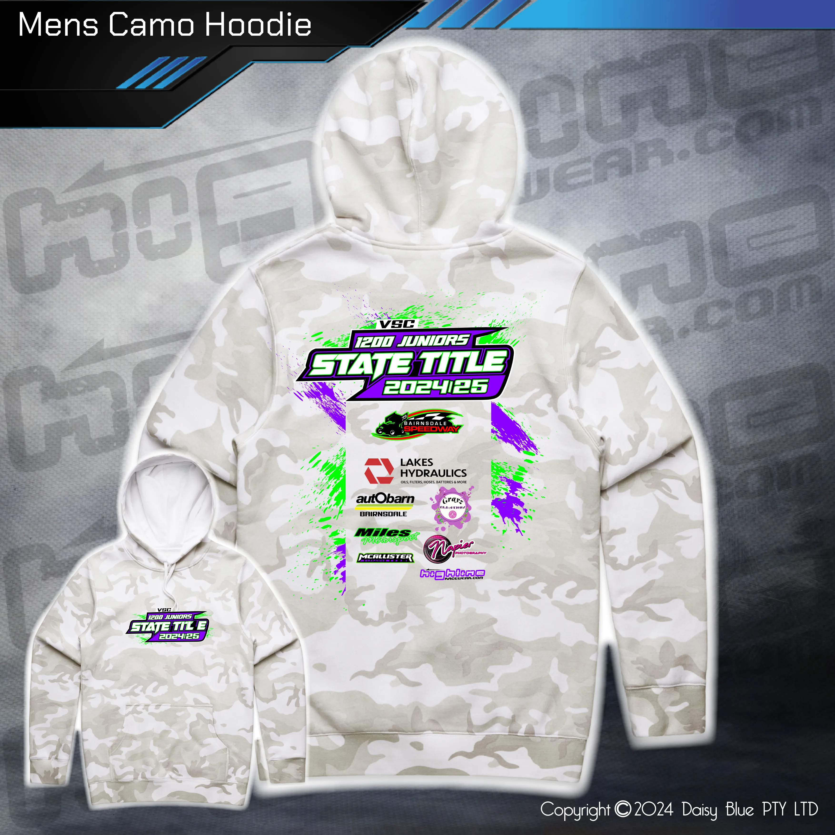 Camo Hoodie - VSC 1200 Junior Title 2024