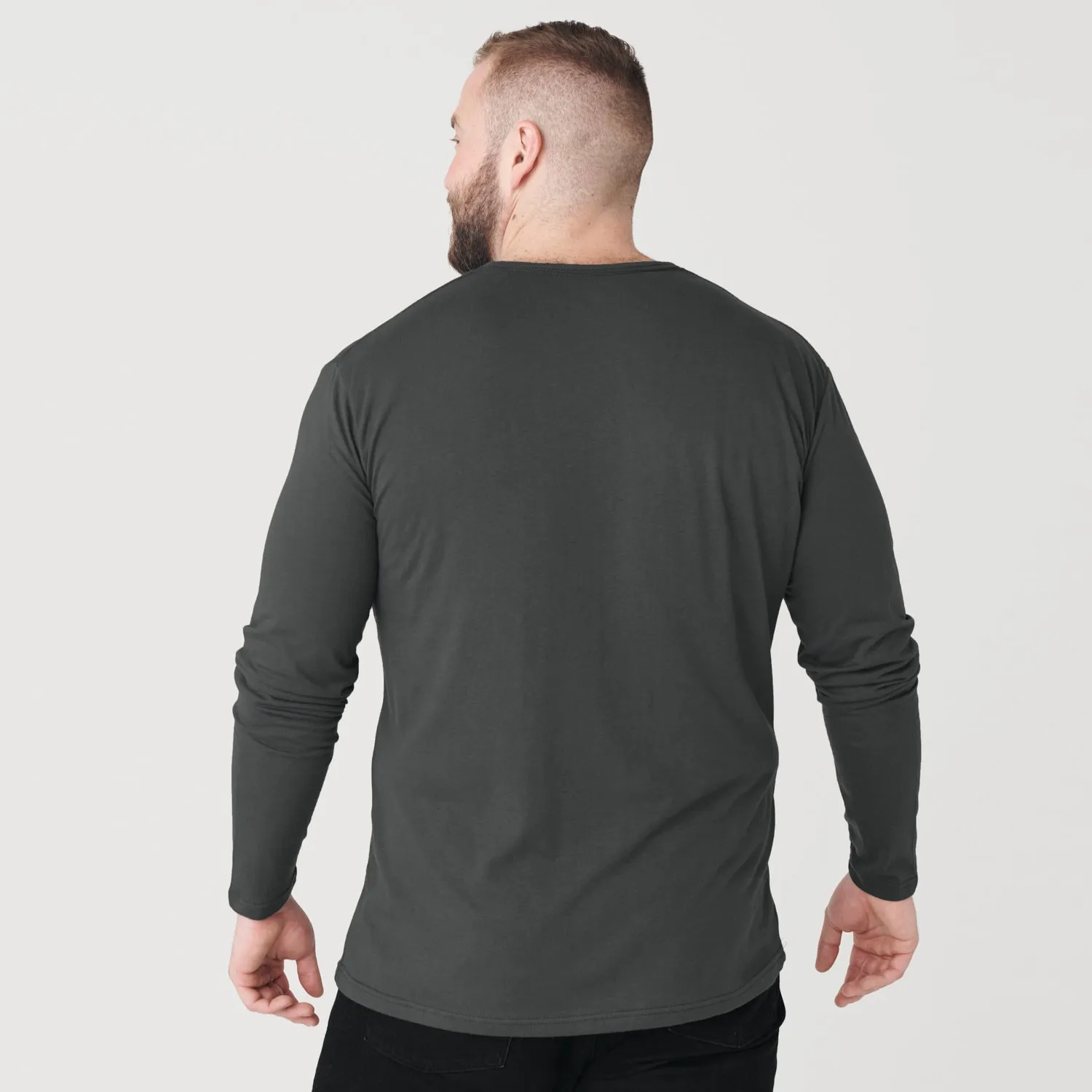 Carbon Long Sleeve Henley