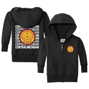 Central Michigan Retro Infant Full-Zip Sweatshirt