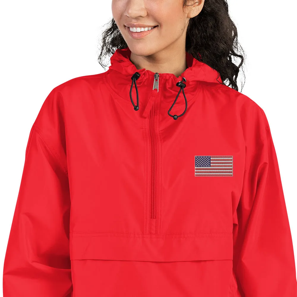 Champion Packable Jacket American Flag limited Edition