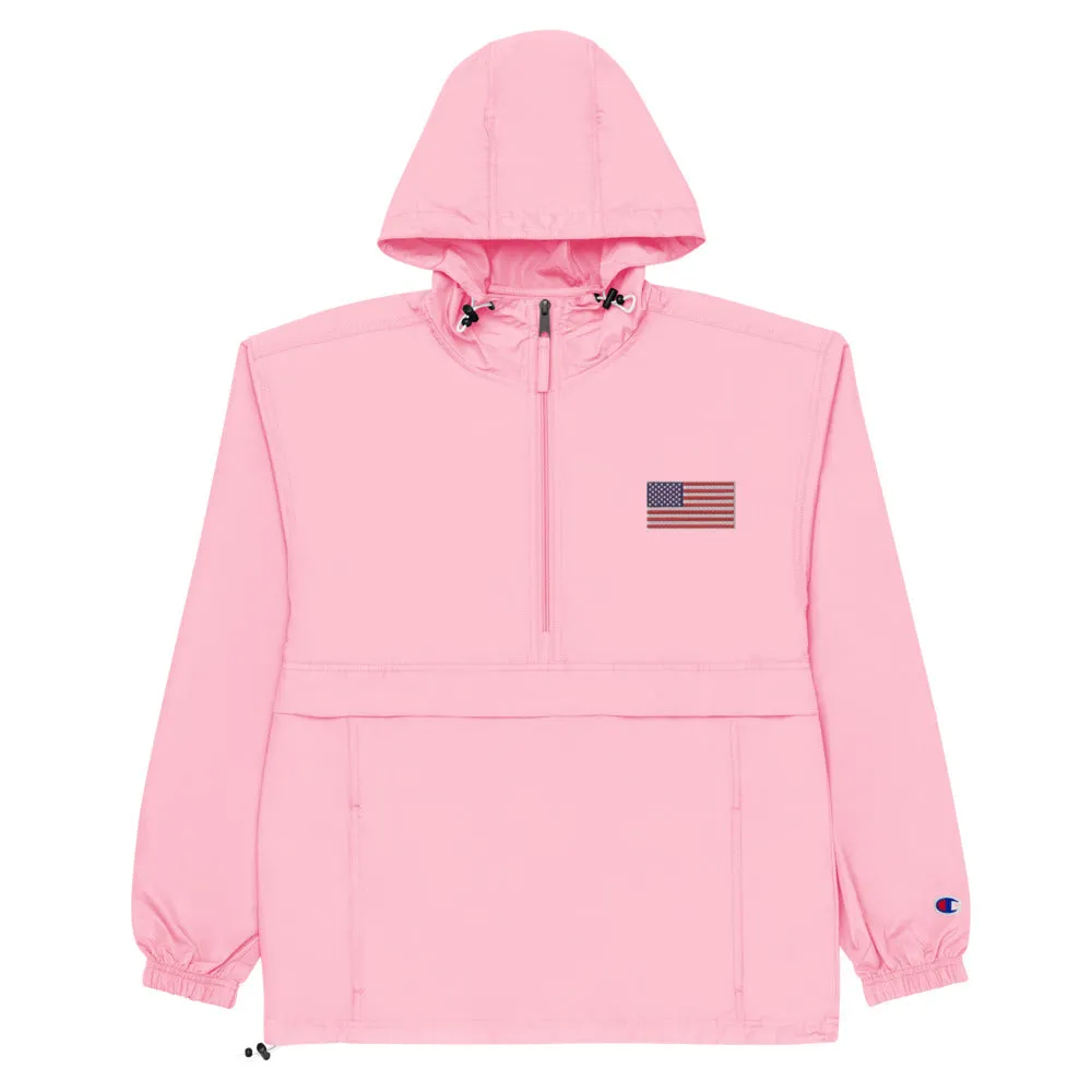 Champion Packable Jacket American Flag limited Edition