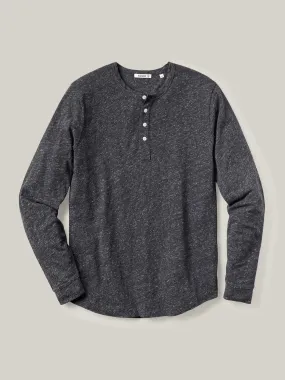 Charcoal Vintage Tri-Blend Henley