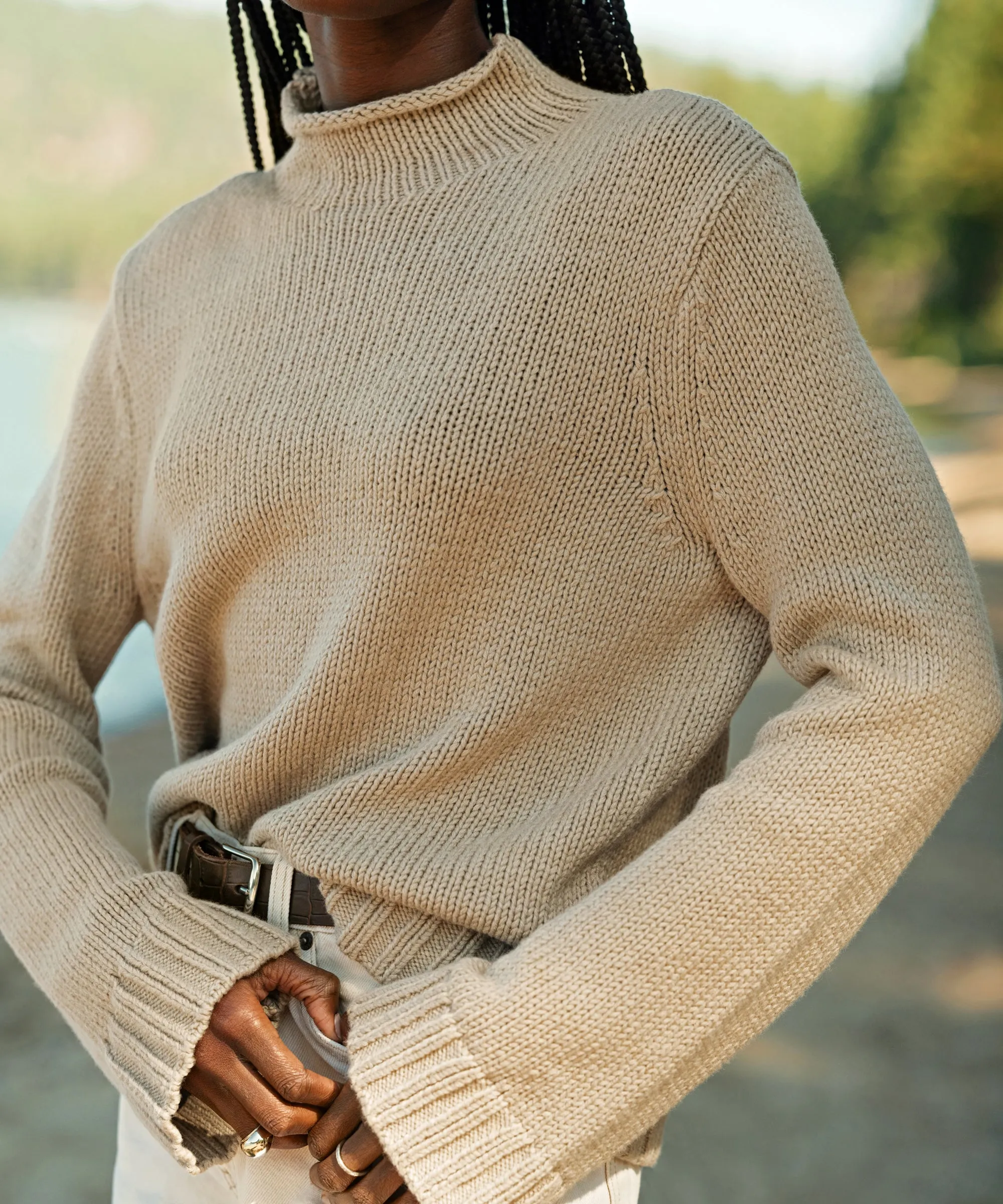 Classic Mockneck Pullover