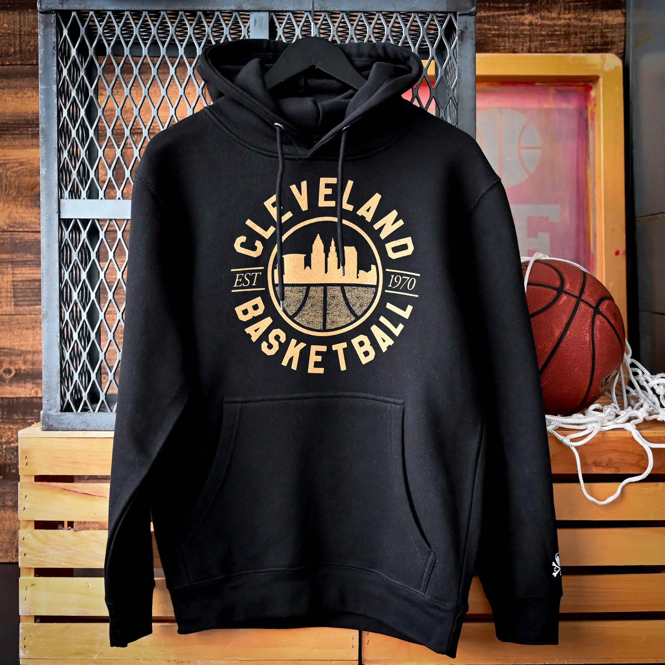 Cleveland Basketball Seal  - Unisex Pullover Hoodie