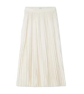 CO COLLECTION Pleated Elastic Waistband Skirt  Colors