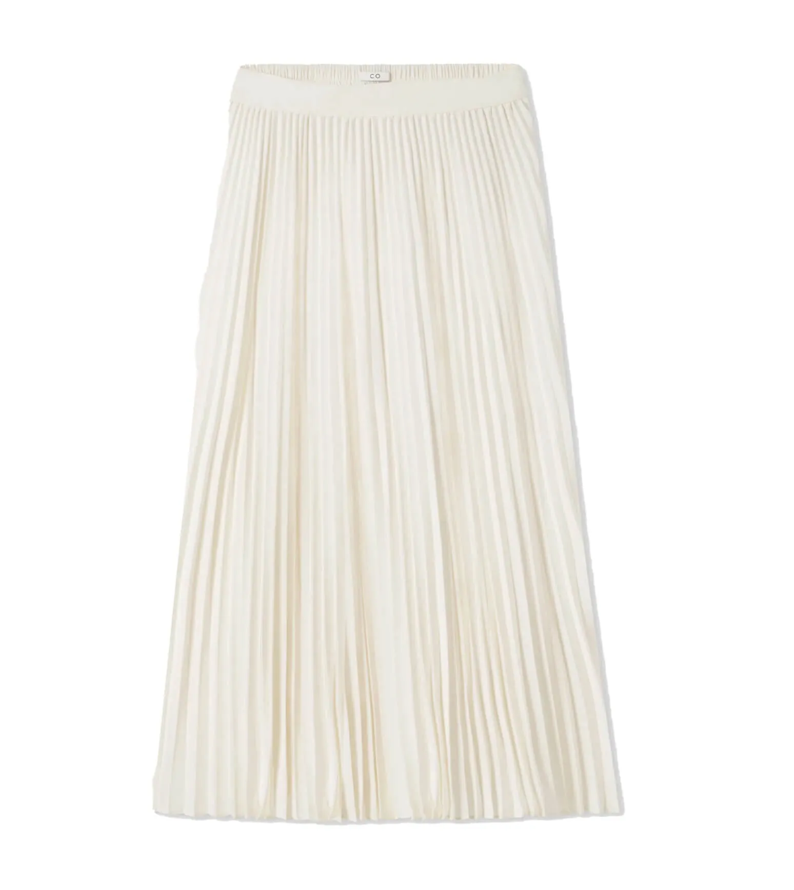 CO COLLECTION Pleated Elastic Waistband Skirt  Colors