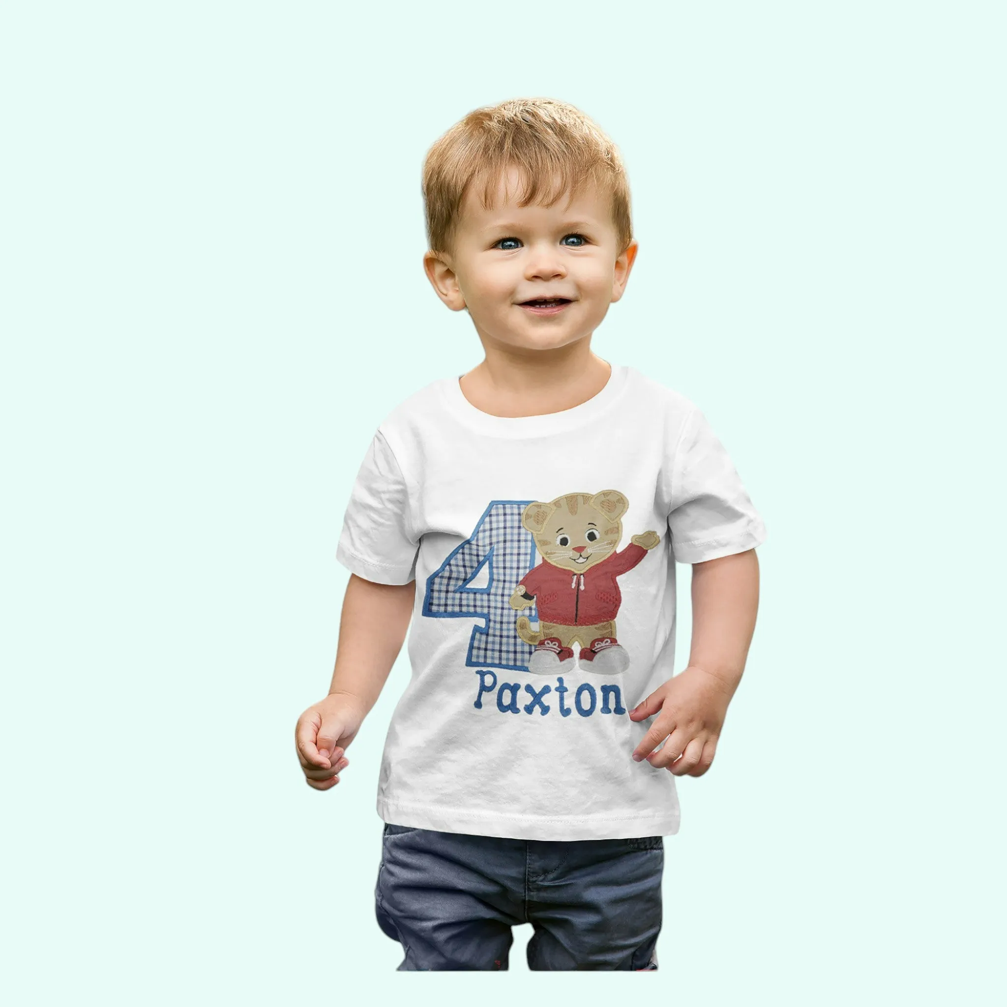 Daniel tiger shirt, Birthday Tiger boys shirt, First Birthday shirt, Boys shirt, Tiger baby boys shirt